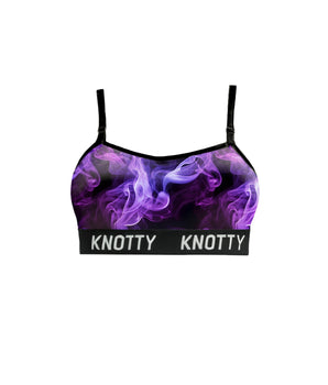 BeChill™ Amethyst Smoke Boxer Bralette