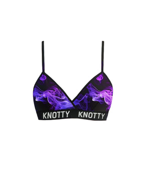 BeChill™ Amethyst Smoke Wrap Bralette