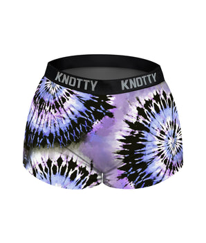 AiraModal™ Amethyst Spiral Tie-Dye Boyshort