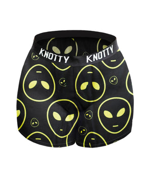 BeChill™ Black & Green Aliens Boxer