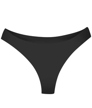 AiraModal™ All-Black Mid-Rise Thong