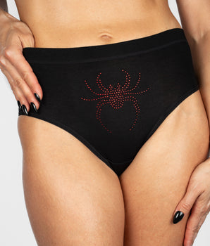 AiraModal™ Black Widow High-Rise Brief