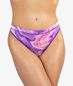 AiraModal™ Cotton Candy Oil Spill High-Cut Brief