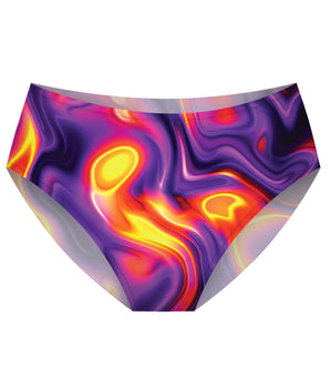 AiraModal™ Purple Flame Oil Spill High-Rise Brief