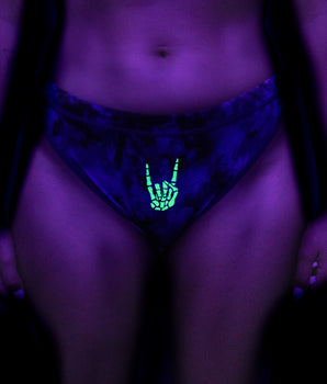 AiraModal™ Rock n' Skull Glowing High-Cut Cheeky