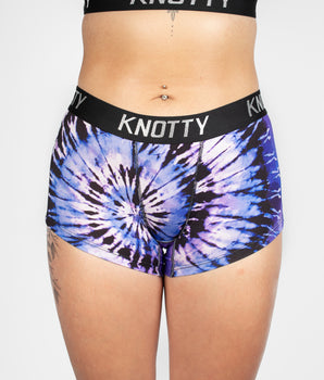 AiraModal™ Amethyst Spiral Tie-Dye Boyshort