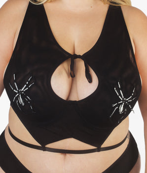 Black Widow Sheer Bra