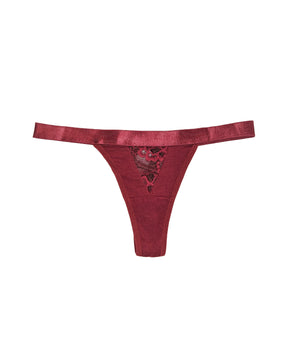 AiraModal™ Bold Burgundy Modal Thong