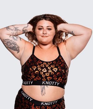 BeChill™ Crackle Pumpkin Bralette