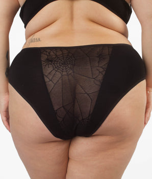 Fantasy Goth Cobweb Brief