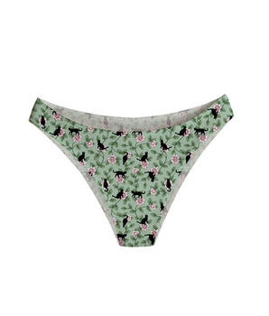 AiraModal™ Floral Felines High-Cut Brief