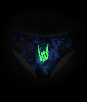 AiraModal™ Rock n' Skull Glowing High-Rise Brief