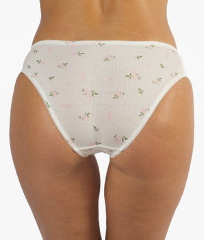 AiraModal™ Jersey Ribbed Floral Brief