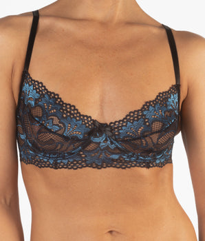 Midnight Bloom Lace Bra