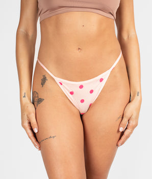 AiraModal™ Polka Dot Pink G-String