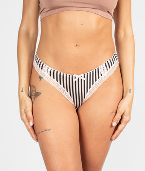 AiraModal™ Posy Pink Striped Brief