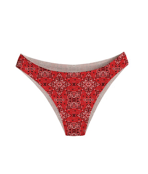 AiraModal™ Ruby Paisley High-Cut Cheeky