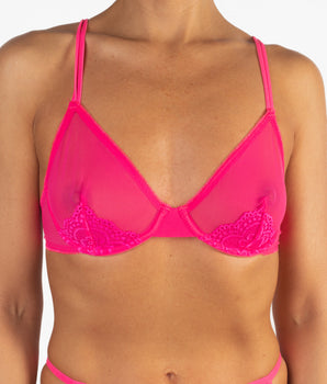 Pink Heartbreaker Bra