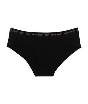 Basic Black Domino Briefs