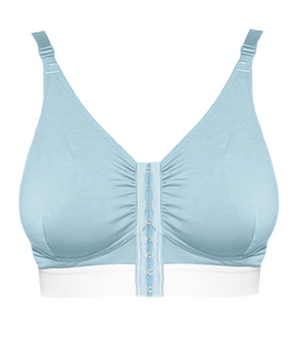 BeChill™  Compression Front Closure Blue Bralette