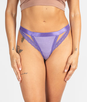 BeChill™ Violet Cut-Out Modal Thong