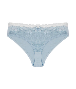 AiraModal™ Pastel Sky Blue Lace Brief