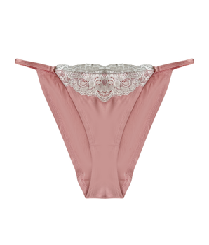 AiraModal™ Dusty Rose Lace String Bikini