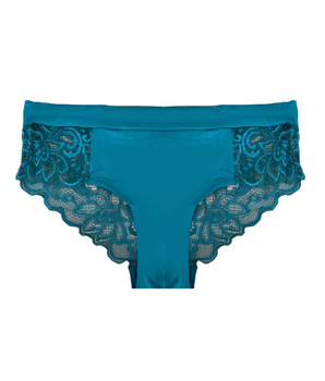 AiraModal™ Low-rise Teal Lace Brief