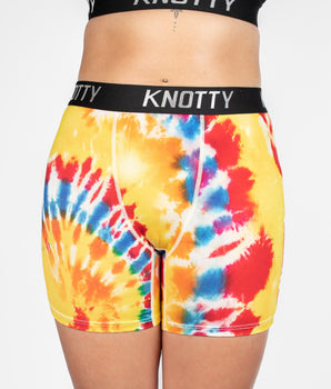 BeChill™ Yellow Pixelated Tie-Dye Boxer