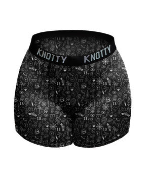 BeChill™ Black & White Vintage Flash Tattoo Boxer