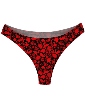 AiraModal™ Gothic Flora Mid-Rise Thong